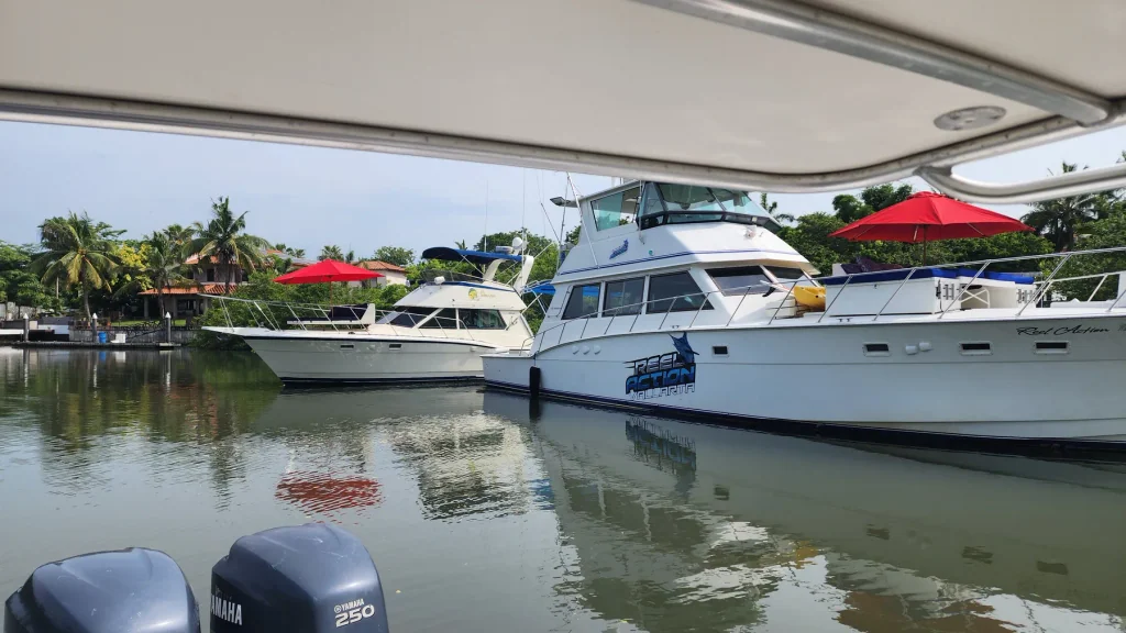 Reel Action fleet departing the marina